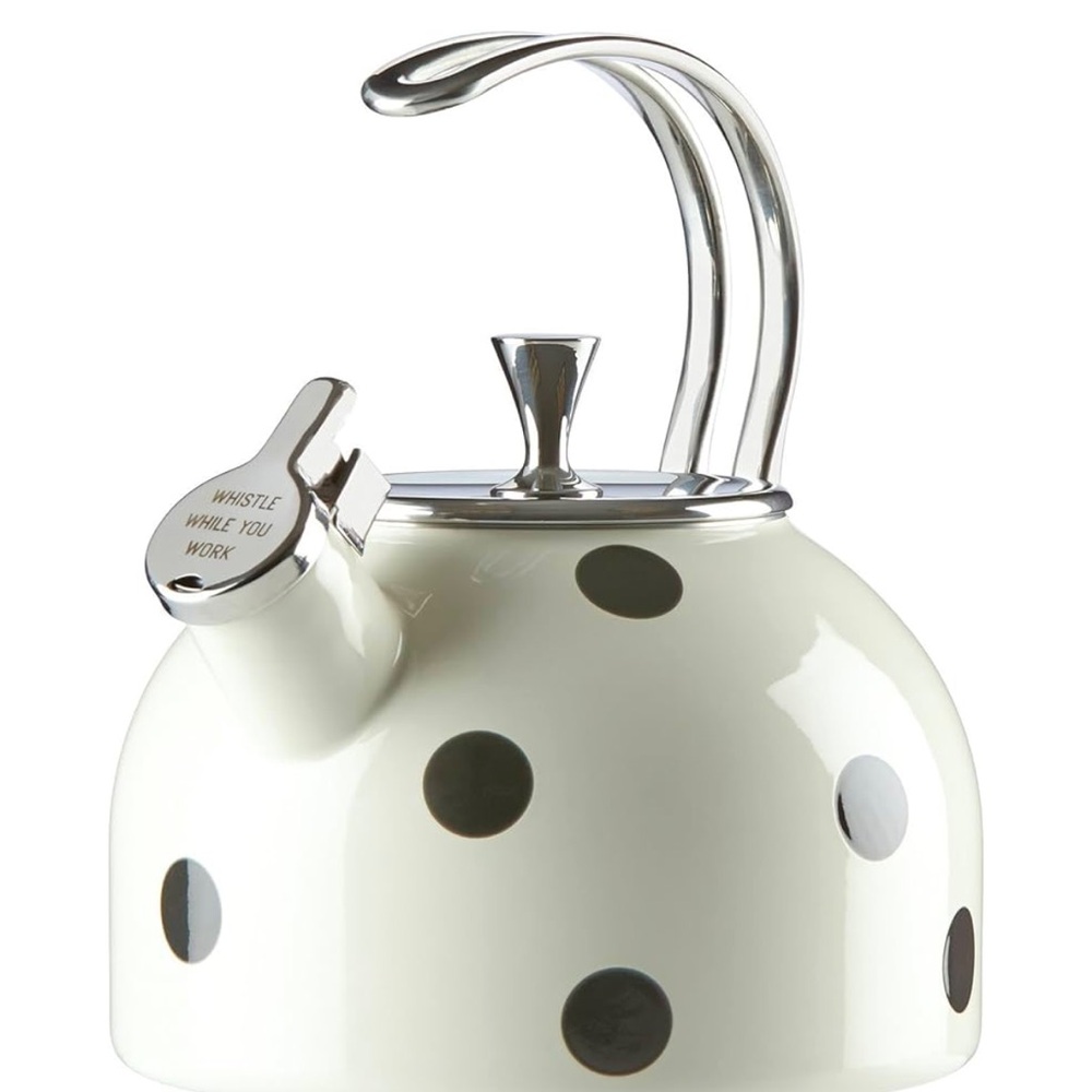 Kate Spade New York Scatter Dot Black Deco Kettle